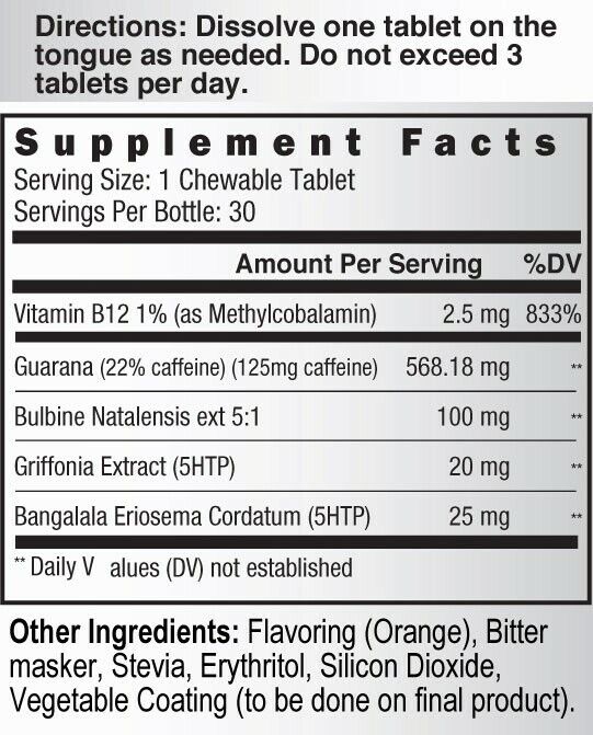 Primal Force T MAX 30 Chewable Tabs African Aphrodisiac